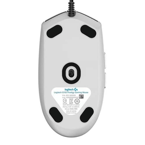 Mouse c/Cable LOGITECH G203 Blanco