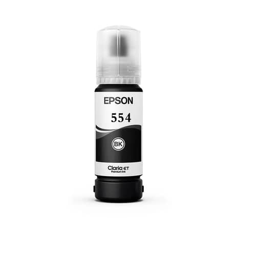 Botella de Tinta Epson 554 Negra Mate