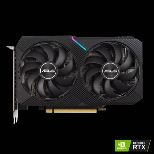 Placa GeForce DUAL RTX 3060 O12G V2 LHR