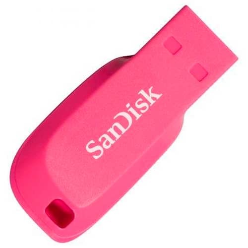 Pen Drive SANDISK Cruzer Blade 32GB USB 2.0 Tipo A Rosa