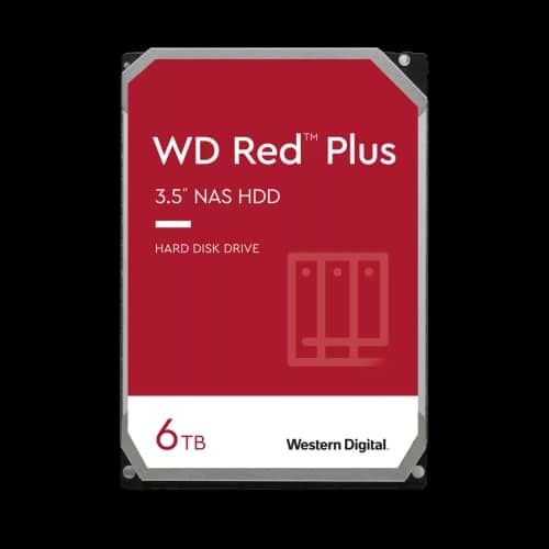 Disco duro interno WD 6TB 3.5" Red SATA 256MB 5400