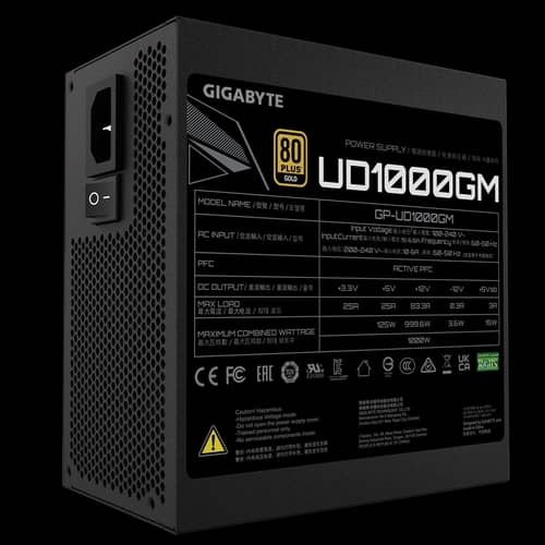 Fuente Gigabyte UD1000GM 80 Gold Plus Modular