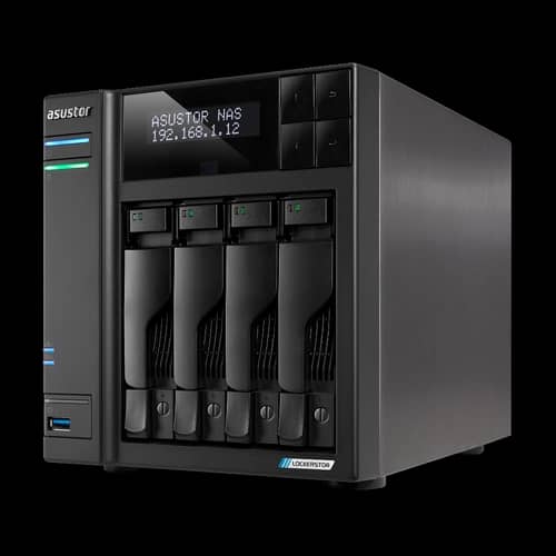 Asustor NAS Tower Lockerstor 4 Gen 3 AS6804T 4X3.5/2.5