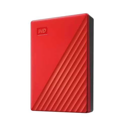Disco duro portatil WD My Passport 4TB USB 3.2 Rojo