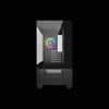 Gabinete Cooler Master Elite 490 Mini Tower 3 Fans 120mm ARGB Tempered Glass Black s/Fuente
