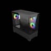 Gabinete Cooler Master Elite 490 Mini Tower 3 Fans 120mm ARGB Tempered Glass Black s/Fuente