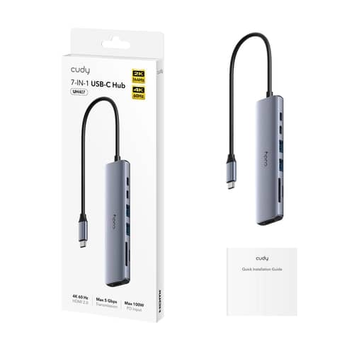 Hub Cudy / Domei 7 en 1 USB-C
