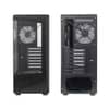 Gabinete Teros TE-1321G Gaming Mid Tower Tempered Glass x3 Fans ARGB s/ fuente
