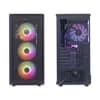 Gabinete Teros TE-1323G Gaming Mid Tower Tempered Glass x4 Fans ARGB s/ fuente