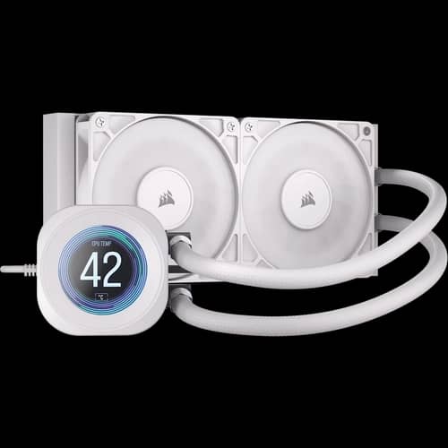 Liquid cooler CORSAIR NAUTILUS 240 RS LCD Blanco