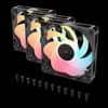 Kit de ventiladores CORSAIR flujo invertido RS120-R ARGB de 120 mm x3 negro