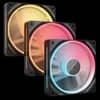 Kit de ventiladores CORSAIR flujo reversible iCUE LINK LX120-R RGB de 120 mm x3 negro