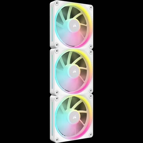 Kit de ventiladores CORSAIR iCUE LINK LX120 RGB de 120 mm x3 blanco