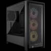 Gabinete CORSAIR semitorre modular FRAME 4000D RS ARGB Negro