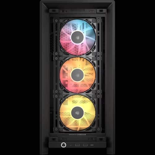 Gabinete CORSAIR semitorre modular FRAME 4000D RS ARGB Negro