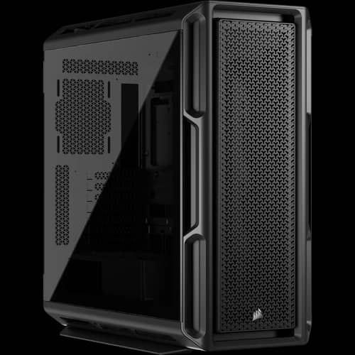 Gabinete CORSAIR semitorre de alto rendimiento 5000T negro