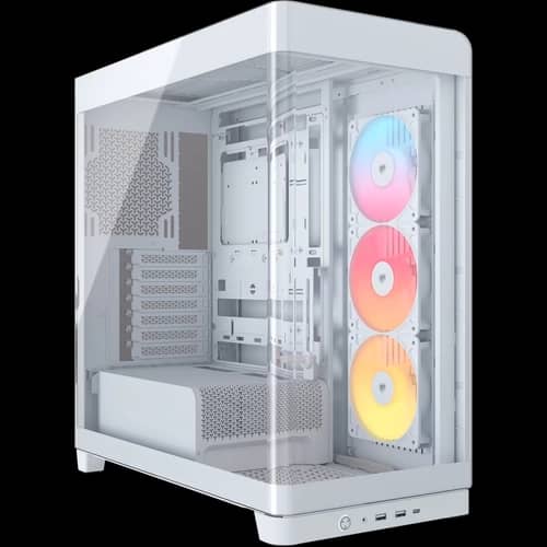 Gabinete CORSAIR de cristal panorámico FRAME 4500X RS-R ARGB Blanco