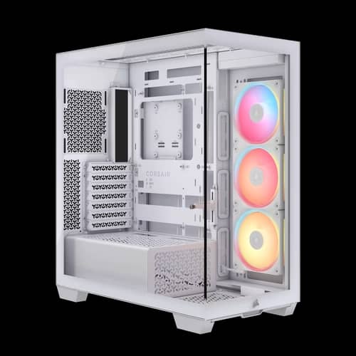 Gabinete CORSAIR semitorre 3500X LX-R RGB iCUE LINK blanco