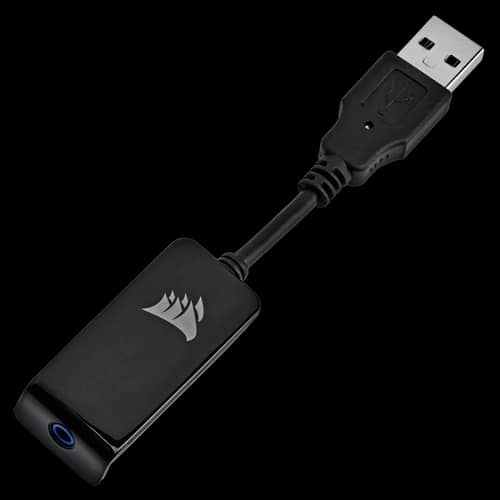 Auriculares gaming cable CORSAIR HS65 SURROUND, blanco