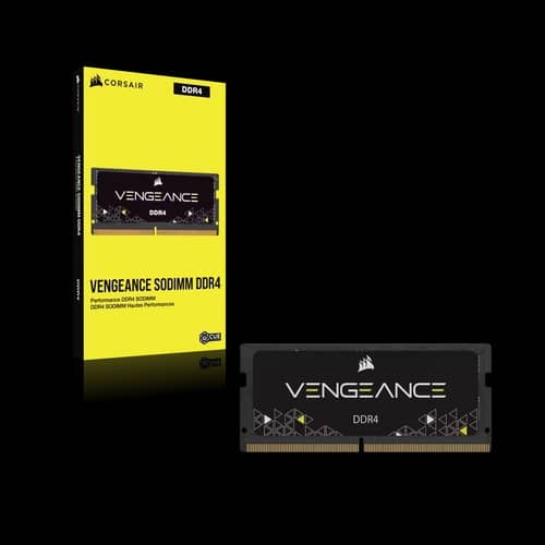Memoria Ram SODIMM CORSAIR VENGEANCE 16GB DDR4 3200MHz CL22 1.20V Single Negro