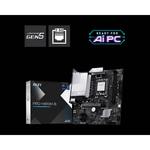 Motherboard MSI PRO H810M-B LGA 1851 DDR5