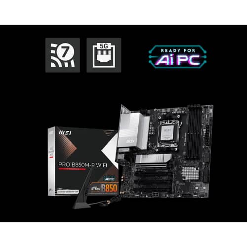 Motherboard MSI PRO B850M-P WIFI AM5 DDR5
