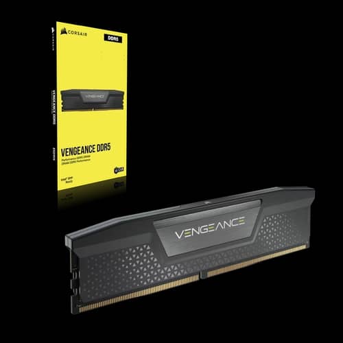 Memoria Ram UDIMM CORSAIR VENGEANCE 32GB DDR5 6000Mhz CL38 1.35V (2 x 16GB) Intel XMP - BLACK