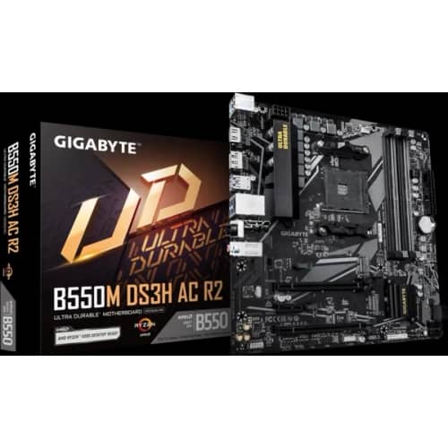 Motherboard (AM4) GIGABYTE B550M DS3H AC R2