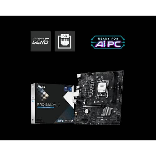 Motherboard MSI PRO B860M-E  LGA 1851 DDR5