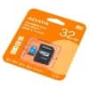 Tarjeta de Memoria ADATA Premier microSDHC 32GB UHS-I U1 A1 V10 100MB/s c/adaptador