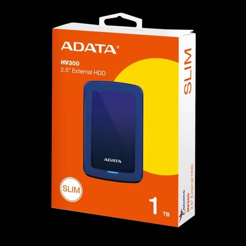 Disco Externo HDD ADATA AHV300 1TB Blue USB 3.2