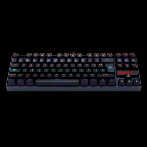 Teclado Redragon Kumara 2 K552 Rainbow Negro