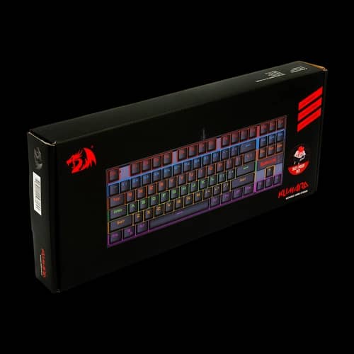 Teclado Redragon Kumara 2 K552 Rainbow Negro