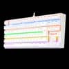Teclado Redragon Kumara 2 K552 Rainbow Blanco