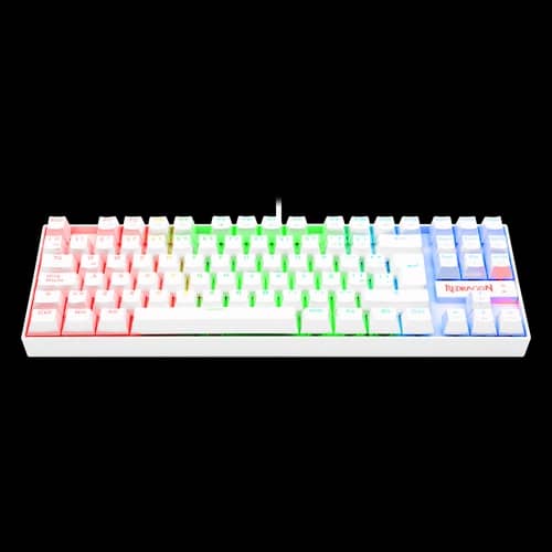 Teclado Redragon Kumara K552 RGB Blanco
