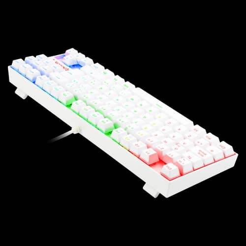 Teclado Redragon Kumara K552 RGB Blanco