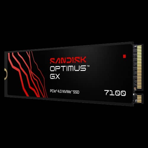 Disco Interno SSD Sandisk Optimus GX7100 500GB M.2 2280 NVMe PCIe 4.0 6800MB/s