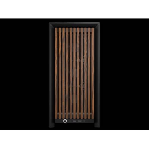 Gabinete CORSAIR FRAME 4000D RS Wood Mid-Tower, Negro / Madera
