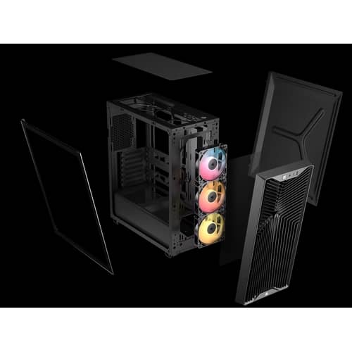 Gabinete CORSAIR 3200D RS ARGB Mid-Tower Performance Case Negro