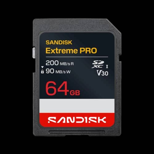 Tarjeta de Memoria SanDisk Extreme PRO SDXC 64GB UHS-I U3 V30 4K UHD 200MB/s
