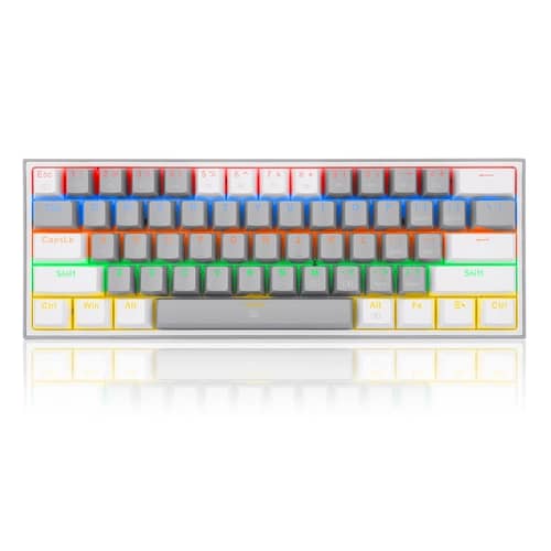 Teclado Inalámbrico Fizz Pro K616 Gris/Blanco