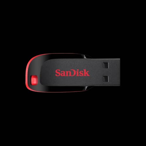 Pen Drive SANDISK Cruzer Blade 32GB USB 2.0 Tipo A Negro