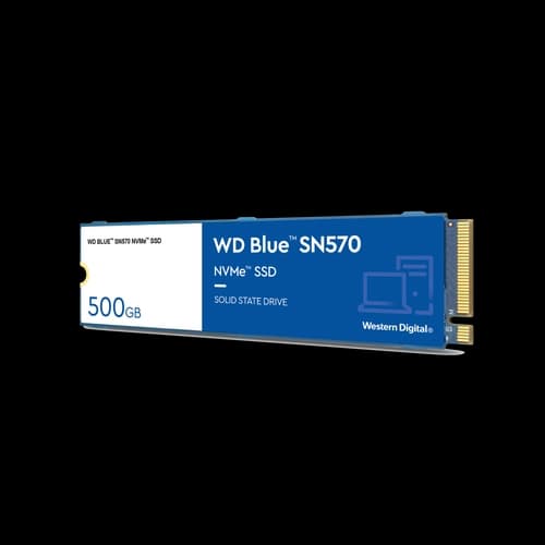 Disco Interno SSD WESTERN DIGITAL SN570 500GB M.2 NVMe PCIe 3.0  3500MB/s