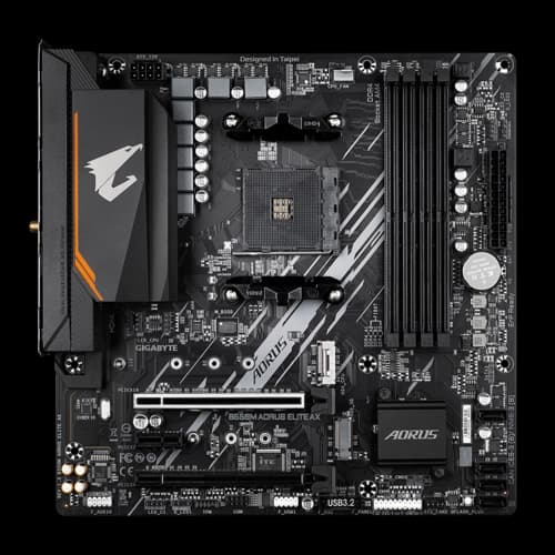 Motherboard (AM4) GIGABYTE B550M AORUS ELITE AX
