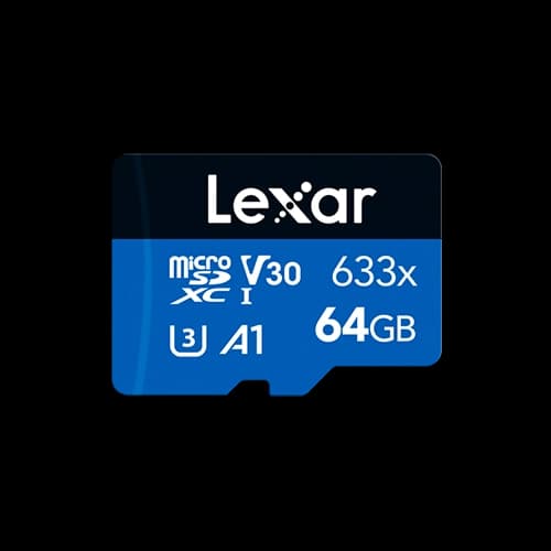 Tarjeta microSDXC Lexar  633x 64GB UHS-I C10 sin adaptador