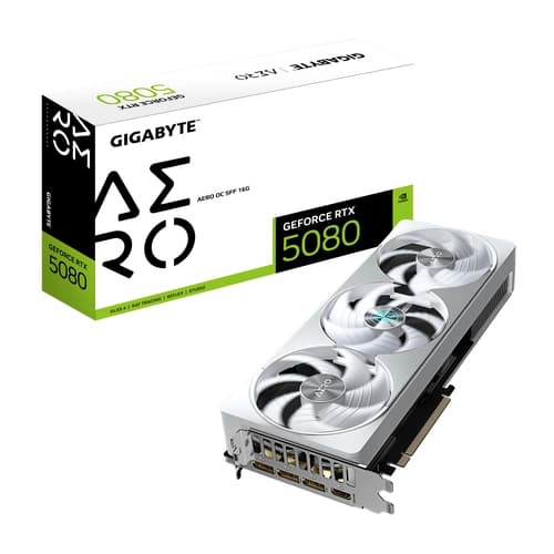 Placa de Video GIGABYTE NVIDIA GeForce RTX 5080 AERO OC SFF 16G
