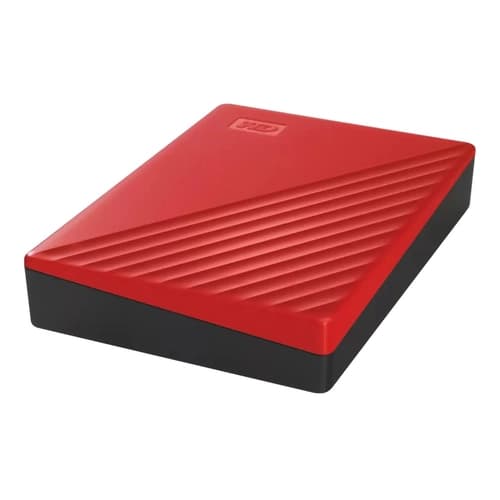 Disco duro portatil WD My Passport 4TB USB 3.2 Rojo