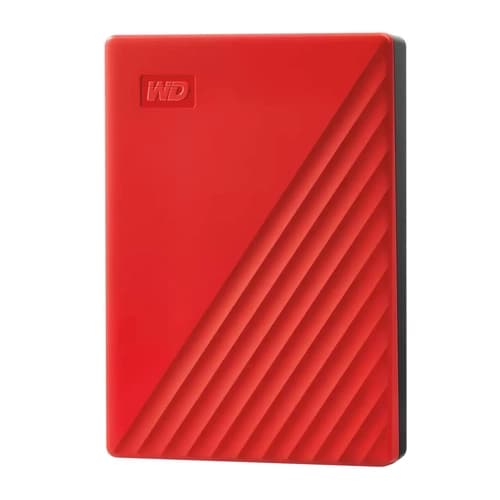 Disco duro portatil WD My Passport 4TB USB 3.2 Rojo