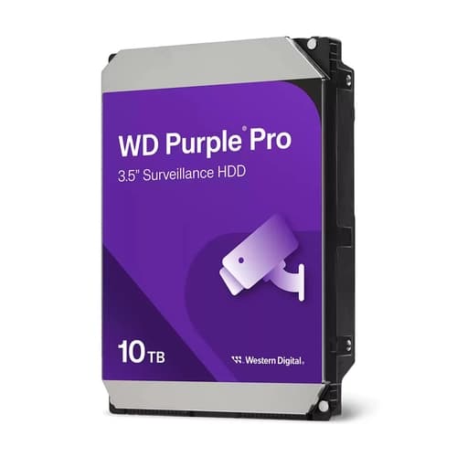 Disco Interno HDD WESTERN DIGITAL Purple PRO 10TB 3.5" SATA 3.0 7200RPM 512MB