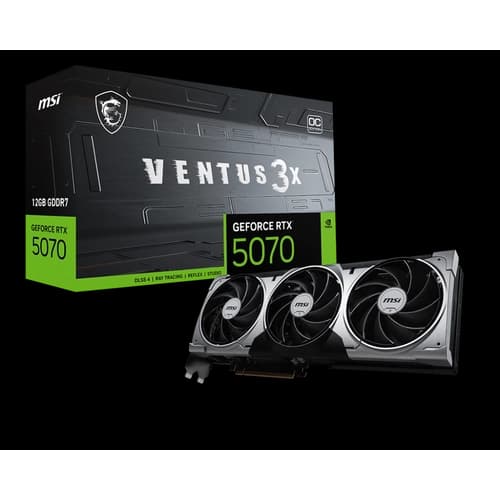 Placa MSI GeForce RTX 5070 12G VENTUS 3X OC
